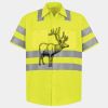 Men's High Visibility Safety Short Sleeve Work Shirt Thumbnail