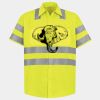 Men's High Visibility Safety Short Sleeve Work Shirt Thumbnail