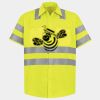 Men's High Visibility Safety Short Sleeve Work Shirt Thumbnail