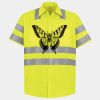 Men's High Visibility Safety Short Sleeve Work Shirt Thumbnail