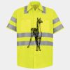 Men's High Visibility Safety Short Sleeve Work Shirt Thumbnail
