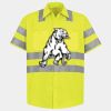 Men's High Visibility Safety Short Sleeve Work Shirt Thumbnail