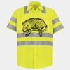 Men's High Visibility Safety Short Sleeve Work Shirt Thumbnail