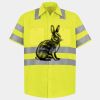 Men's High Visibility Safety Short Sleeve Work Shirt Thumbnail