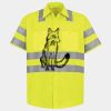 Men's High Visibility Safety Short Sleeve Work Shirt Thumbnail