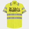 Men's High Visibility Safety Short Sleeve Work Shirt Thumbnail