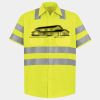 Men's High Visibility Safety Short Sleeve Work Shirt Thumbnail