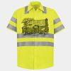 Men's High Visibility Safety Short Sleeve Work Shirt Thumbnail