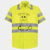 Men's High Visibility Safety Short Sleeve Work Shirt Thumbnail