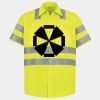 Men's High Visibility Safety Short Sleeve Work Shirt Thumbnail