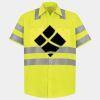 Men's High Visibility Safety Short Sleeve Work Shirt Thumbnail