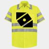 Men's High Visibility Safety Short Sleeve Work Shirt Thumbnail