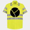 Men's High Visibility Safety Short Sleeve Work Shirt Thumbnail