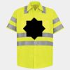 Men's High Visibility Safety Short Sleeve Work Shirt Thumbnail