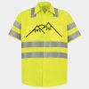 Men's High Visibility Safety Short Sleeve Work Shirt Thumbnail