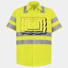 Men's High Visibility Safety Short Sleeve Work Shirt Thumbnail