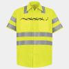 Men's High Visibility Safety Short Sleeve Work Shirt Thumbnail