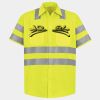 Men's High Visibility Safety Short Sleeve Work Shirt Thumbnail