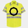 Men's High Visibility Safety Short Sleeve Work Shirt Thumbnail