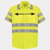 Men's High Visibility Safety Short Sleeve Work Shirt Thumbnail