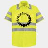 Men's High Visibility Safety Short Sleeve Work Shirt Thumbnail