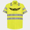 Men's High Visibility Safety Short Sleeve Work Shirt Thumbnail
