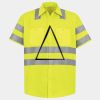 Men's High Visibility Safety Short Sleeve Work Shirt Thumbnail