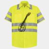 Men's High Visibility Safety Short Sleeve Work Shirt Thumbnail