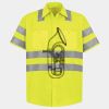 Men's High Visibility Safety Short Sleeve Work Shirt Thumbnail