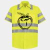 Men's High Visibility Safety Short Sleeve Work Shirt Thumbnail