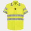 Men's High Visibility Safety Short Sleeve Work Shirt Thumbnail
