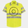 Men's High Visibility Safety Short Sleeve Work Shirt Thumbnail