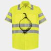 Men's High Visibility Safety Short Sleeve Work Shirt Thumbnail