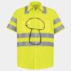 Men's High Visibility Safety Short Sleeve Work Shirt Thumbnail