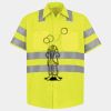 Men's High Visibility Safety Short Sleeve Work Shirt Thumbnail