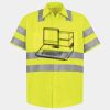 Men's High Visibility Safety Short Sleeve Work Shirt Thumbnail