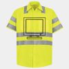 Men's High Visibility Safety Short Sleeve Work Shirt Thumbnail
