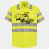 Men's High Visibility Safety Short Sleeve Work Shirt Thumbnail