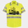 Men's High Visibility Safety Short Sleeve Work Shirt Thumbnail