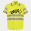 Men's High Visibility Safety Short Sleeve Work Shirt Thumbnail