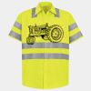 Men's High Visibility Safety Short Sleeve Work Shirt Thumbnail