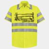 Men's High Visibility Safety Short Sleeve Work Shirt Thumbnail