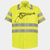 Men's High Visibility Safety Short Sleeve Work Shirt Thumbnail
