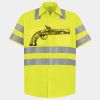 Men's High Visibility Safety Short Sleeve Work Shirt Thumbnail