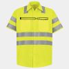 Men's High Visibility Safety Short Sleeve Work Shirt Thumbnail