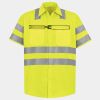 Men's High Visibility Safety Short Sleeve Work Shirt Thumbnail