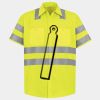 Men's High Visibility Safety Short Sleeve Work Shirt Thumbnail