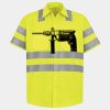 Men's High Visibility Safety Short Sleeve Work Shirt Thumbnail