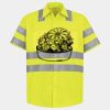 Men's High Visibility Safety Short Sleeve Work Shirt Thumbnail