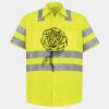 Men's High Visibility Safety Short Sleeve Work Shirt Thumbnail